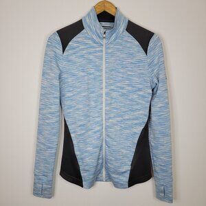 Footjoy FJ Womens Blue Performance Full Zip Golf Jacket Size Small Active Sporty